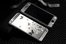 9h 0 3mm 2pcs Front Back Luxury Gold 3D Painting Full Cover Color Tempered Glass font