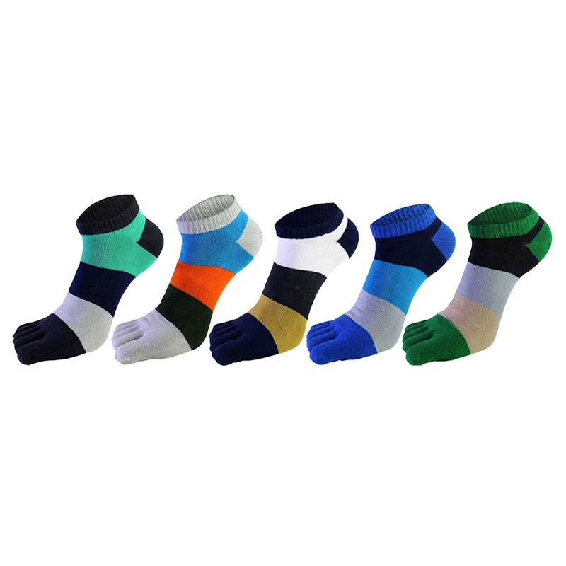 Colorful five finger men socks cotton breathable wide stripe toe socks soft comfortable ankle sock gifts for men
Colorful five finger men socks cotton breathable wide stripe toe socks soft comfortable ankle sock gifts for men