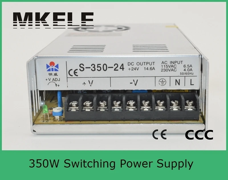 Low price low ripple noise high efficiency CE approved S-350-24 24v 350w 14.6a switching model power supply from China Factory
Low price low ripple noise high efficiency CE approved S-350-24 24v 350w 14.6a switching model power supply from China Factory