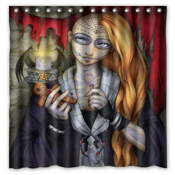 Sugar Skull Making UP Background Waterproof Polyester Shower&Bath Curtain( 180X180CM)
Sugar Skull Making UP Background Waterproof Polyester Shower&Bath Curtain( 180X180CM)