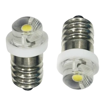E10 LED Upgrade Bulb 0.5W Emergency Light Bulbs led Indicator Light 3V 4.5V 6V E10 Led Signal lamp, Led Warning light Bulb 2X
E10 LED Upgrade Bulb 0.5W Emergency Light Bulbs led Indicator Light 3V 4.5V 6V E10 Led Signal lamp, Led Warning light Bulb 2X