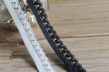 Free shipping black and white small elastic laciness decoration lace elastic strap, 1.3cm wide, 30m/lot
Free shipping black and white small elastic laciness decoration lace elastic strap, 1.3cm wide, 30m/lot