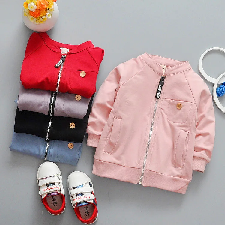 2019 Spring Children Cardigan New Children's Clothing Solid Color Baby Boys Girls Jackets Kids Autumn Long Sleeve Coats 0-3 Year 
2019 Spring Children Cardigan New Children's Clothing Solid Color Baby Boys Girls Jackets Kids Autumn Long Sleeve Coats 0-3 Year