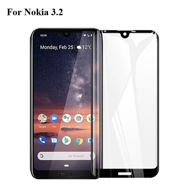5PCS 9H Full Screen Protector 6.26" For Nokia 3.2 Full Cover Protective Film Tempered Glass For Nokia 3.2 Protecton
5PCS 9H Full Screen Protector 6.26" For Nokia 3.2 Full Cover Protective Film Tempered Glass For Nokia 3.2 Protecton