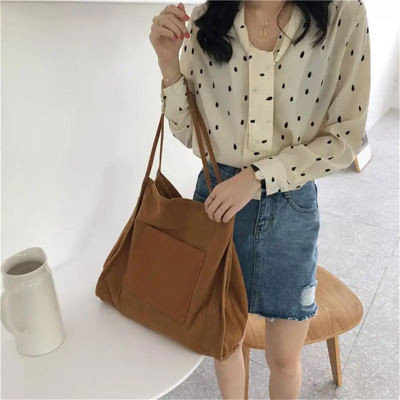 Ins Vintage Canvas Bags Chic Multi-Function Large Capacity Casual Thick Shoulder Handbag Hand Bag Fashion For Shopping Green Bag
Ins Vintage Canvas Bags Chic Multi-Function Large Capacity Casual Thick Shoulder Handbag Hand Bag Fashion For Shopping Green Bag