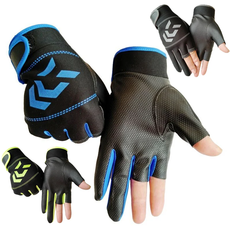 2019 DAWA Fishing Gloves Outdoor Non-slip Fishing Protective Gloves Three Fingers Cut Half Finger Gloves Two Fingers Cut Gloves
2019 DAWA Fishing Gloves Outdoor Non-slip Fishing Protective Gloves Three Fingers Cut Half Finger Gloves Two Fingers Cut Gloves