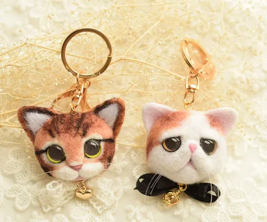 Cat brooch cartoon set wool needlepoint kit wool felt needle felting keychain craft needlecraft DIY handmade
Cat brooch cartoon set wool needlepoint kit wool felt needle felting keychain craft needlecraft DIY handmade
