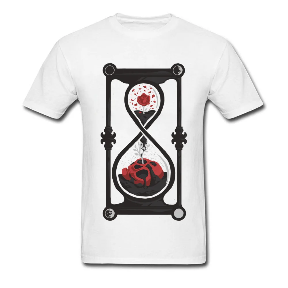 Memento Mori Unique Short Sleeve Tees Thanksgiving Day O Neck 100% Cotton Mens Top T-shirts Unique T-Shirt 2018 New Memento Mori white