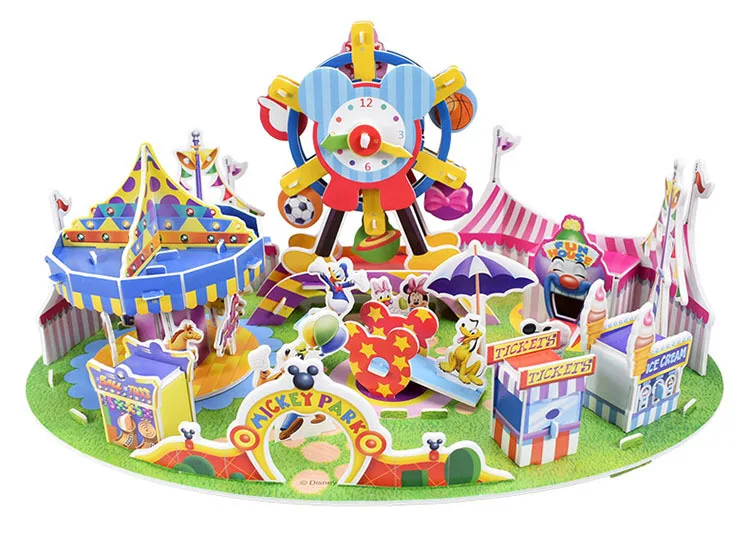 1set Puzzle Cartoon Toy Mickey Amusement Park 3D Jigsaw Puzzle for Kids Birthday Party Supplies Gifts Toys
1set Puzzle Cartoon Toy Mickey Amusement Park 3D Jigsaw Puzzle for Kids Birthday Party Supplies Gifts Toys