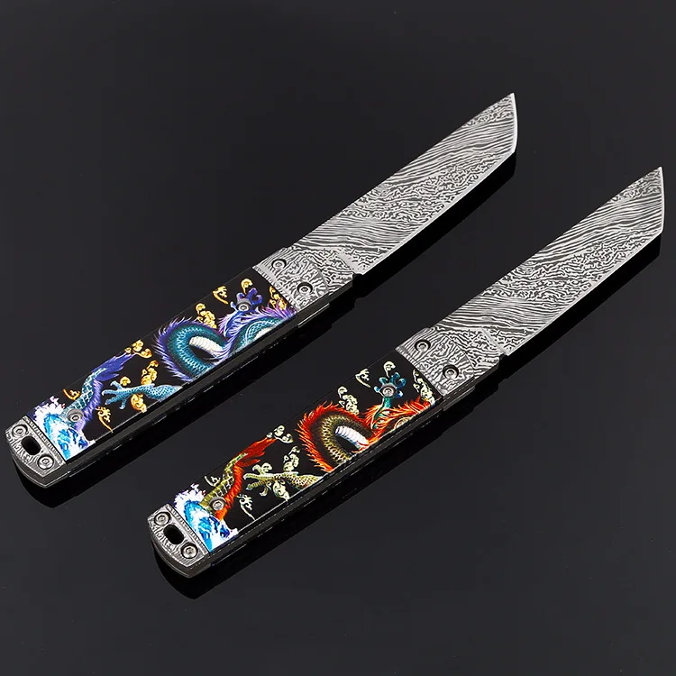 Mengoing Tanto Fixed Blade Knife 3Cr13 Steel Corrosion Blade 3D Printing Dragon Pattern Handle Knives Leather Sheath
Mengoing Tanto Fixed Blade Knife 3Cr13 Steel Corrosion Blade 3D Printing Dragon Pattern Handle Knives Leather Sheath