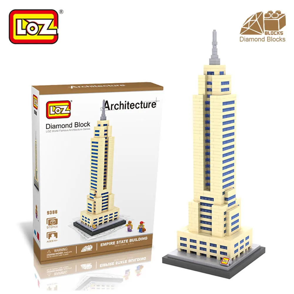 Mr.Froger LOZ Empire State Building Diamond Block World Famous Architecture Toy Bricks New York USA Cube Building Blocks House
Mr.Froger LOZ Empire State Building Diamond Block World Famous Architecture Toy Bricks New York USA Cube Building Blocks House