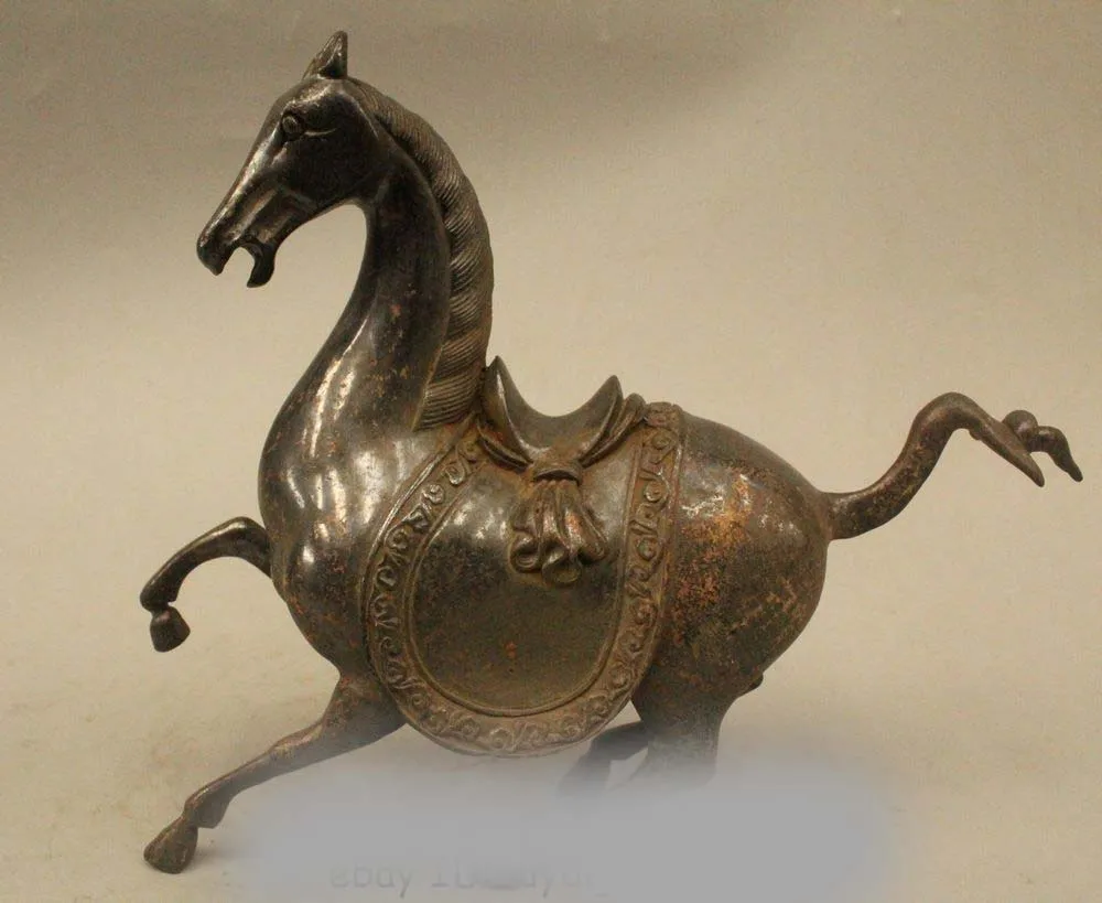 7" China Chinese Folk Copper Zodiac Year Running Horse Success Statue Sculpture
7" China Chinese Folk Copper Zodiac Year Running Horse Success Statue Sculpture