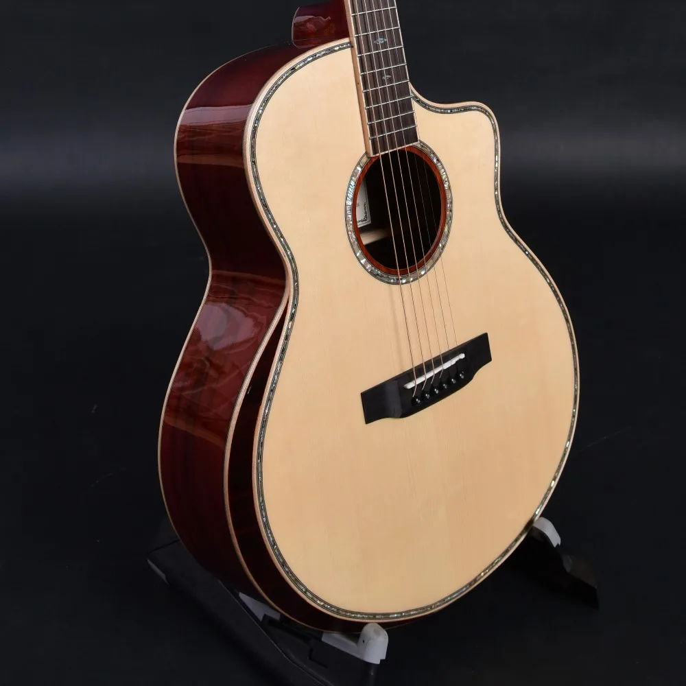 

Himor HM730GSC solid wood acoustic guitar, guitarra, acoustic electric guitar