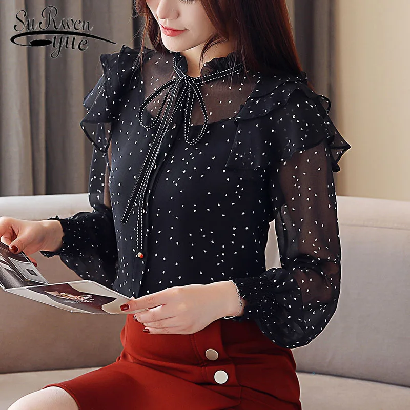 Spring Fashion New Women's Chiffon Blouses Shirt Polka Dot Long Sleeve Shirt Woman Tops blusas feminias blouse 2136 50
Spring Fashion New Women's Chiffon Blouses Shirt Polka Dot Long Sleeve Shirt Woman Tops blusas feminias blouse 2136 50