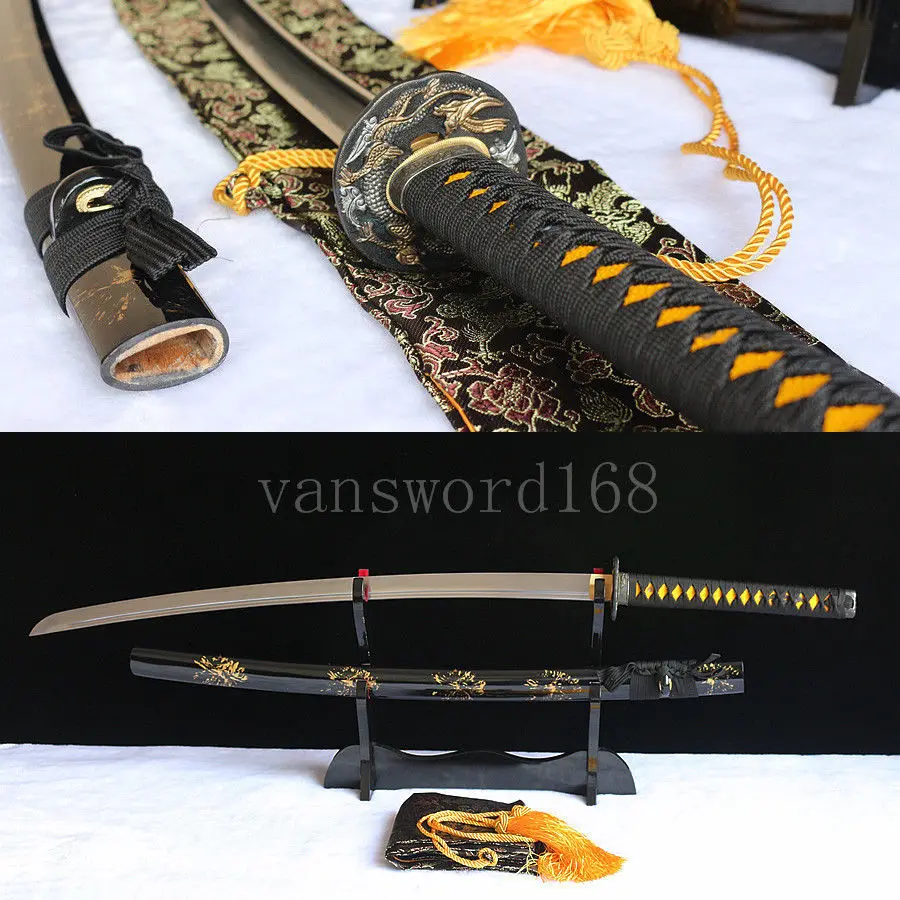 HIGH QUALITY Handmade high carbon steel Japanese Samurai Sword katana full tang Dragon Tsuba.
HIGH QUALITY Handmade high carbon steel Japanese Samurai Sword katana full tang Dragon Tsuba.