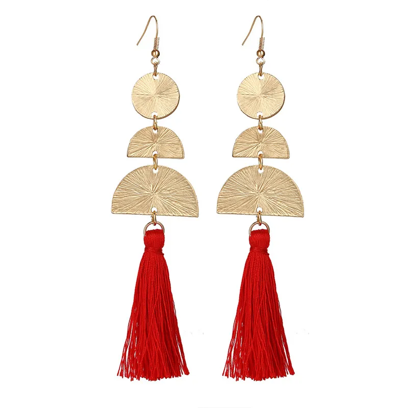 17KM-5-Color-Bohemian-Tassel-Earrings-For-Women-Fashion-12CM-Long-Ombre-Dangle-Earring-Female-Brincos (1)