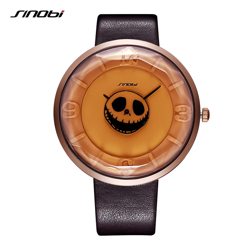 2018 SINOBI Fashion Watch Women Halloween fun Skull Sports Watch Ladies Geneva Dress Quartz Watches Clock Relojes Mujer Gift box
2018 SINOBI Fashion Watch Women Halloween fun Skull Sports Watch Ladies Geneva Dress Quartz Watches Clock Relojes Mujer Gift box
