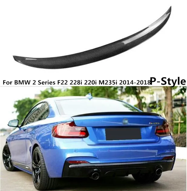 JINGHANG Carbon Fiber P-F22 Car Rear Wing Trunk Lip Spoilers For BMW 2 Series F22 228i 220i M235i 2014 2015 2016 2017 2018
JINGHANG Carbon Fiber P-F22 Car Rear Wing Trunk Lip Spoilers For BMW 2 Series F22 228i 220i M235i 2014 2015 2016 2017 2018