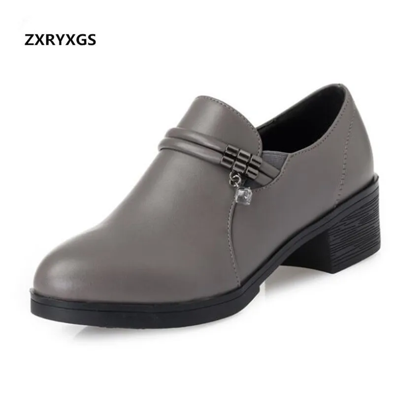 ZXRYXGS Brand Shoes Fashion Elegant Women High Heel Shoes 2018 New Deep Mouth Cowhide Leather Shoes Woman High Heels Large Size
ZXRYXGS Brand Shoes Fashion Elegant Women High Heel Shoes 2018 New Deep Mouth Cowhide Leather Shoes Woman High Heels Large Size