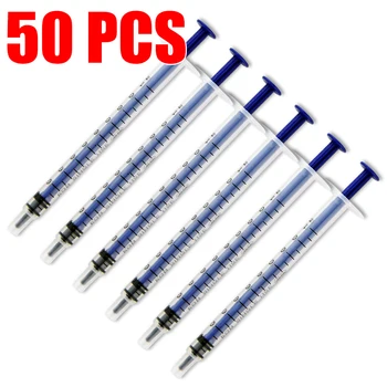 50pcs 1ml Plastic Disposable Injector Syringe For Refilling Measuring Nutrient For Feeding For Mixing Liquids No Needles ZSQ
50pcs 1ml Plastic Disposable Injector Syringe For Refilling Measuring Nutrient For Feeding For Mixing Liquids No Needles ZSQ