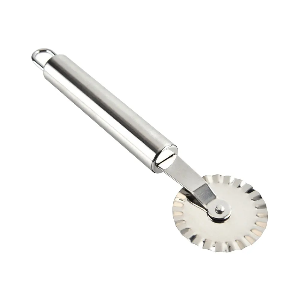 1 Pc Stainless Steel Wheels Lightweight Creative Pastry Pizza Ravioli Cutter Slicer to Home and Kitchen Use
1 Pc Stainless Steel Wheels Lightweight Creative Pastry Pizza Ravioli Cutter Slicer to Home and Kitchen Use
