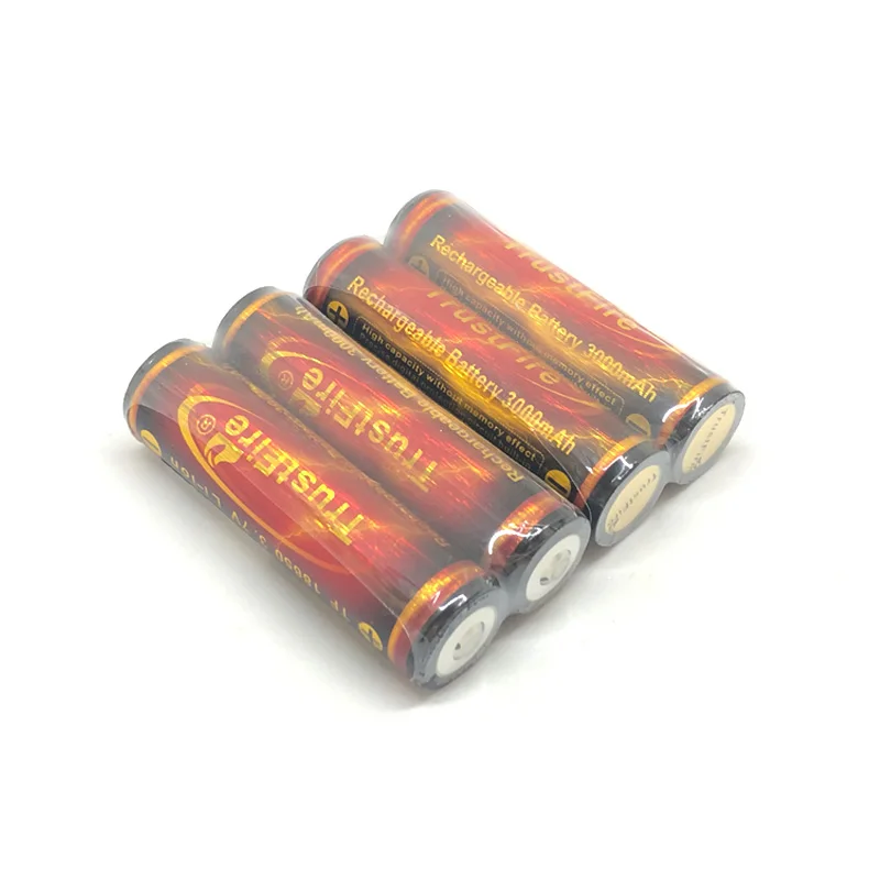 5pcs/lot TrustFire High Capacity 18650 3.7V 3000mAh Battery Rechargeable Lithium Batteries Cell with Protected PCB For Torches
5pcs/lot TrustFire High Capacity 18650 3.7V 3000mAh Battery Rechargeable Lithium Batteries Cell with Protected PCB For Torches
