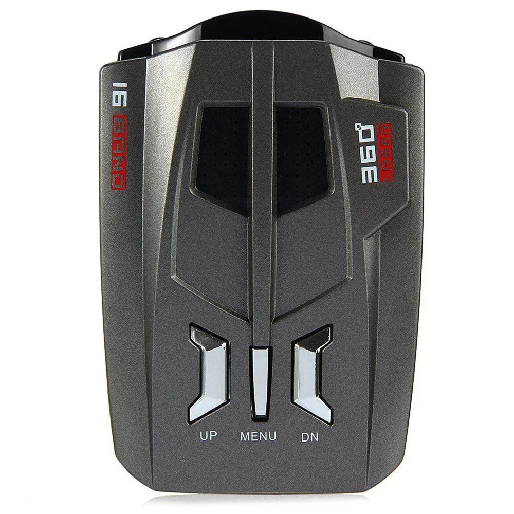 V9 Car Trucker Speed 360 Degrees Vehicle Radar Detector Voice Alert Warning 16 Band Auto LED Display English / Russian version
V9 Car Trucker Speed 360 Degrees Vehicle Radar Detector Voice Alert Warning 16 Band Auto LED Display English / Russian version