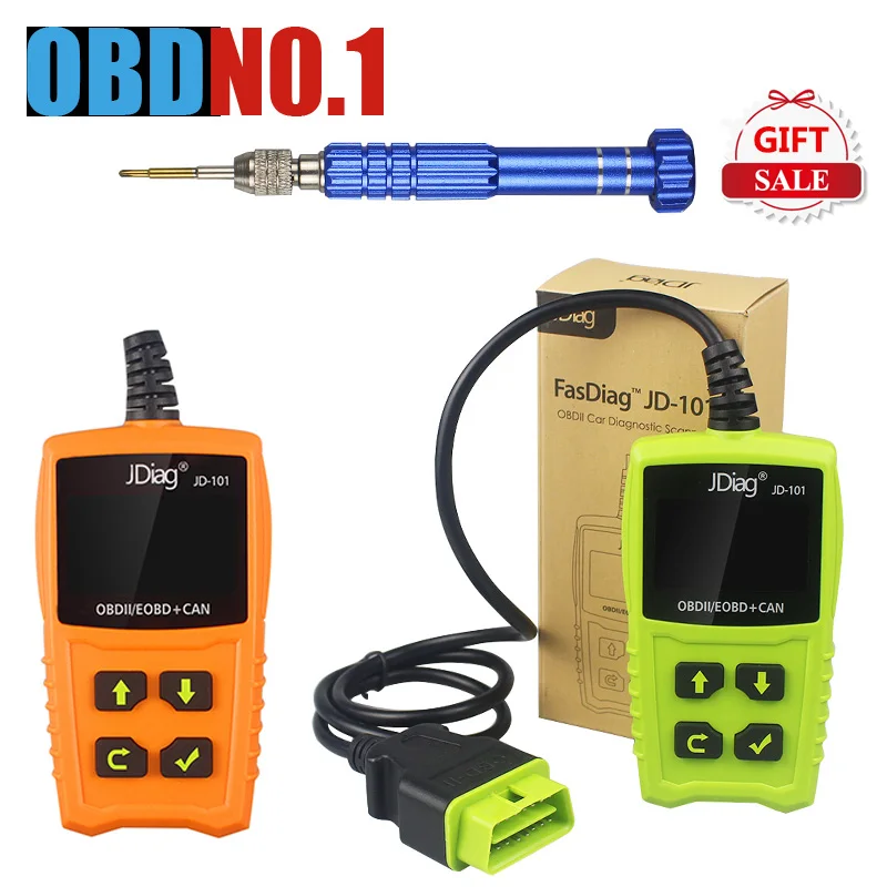 JDiag JD101 Car Auto Code Reader Original JD101 OBD OBD2 EOBD better than MS509 OM123 CAN Diagnosis Auto Automotive Scanner
JDiag JD101 Car Auto Code Reader Original JD101 OBD OBD2 EOBD better than MS509 OM123 CAN Diagnosis Auto Automotive Scanner