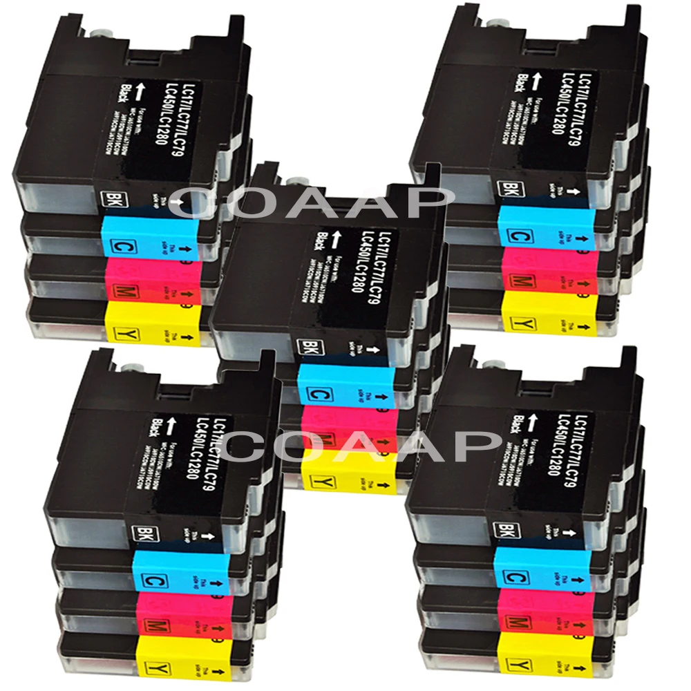 20x LC1240 LC1280 LC1220 Compatible Ink cartridges For Brother MFC J5910DW J6510DW J6710DW J6710D MFC-J6910DW J825DW J835DW
20x LC1240 LC1280 LC1220 Compatible Ink cartridges For Brother MFC J5910DW J6510DW J6710DW J6710D MFC-J6910DW J825DW J835DW