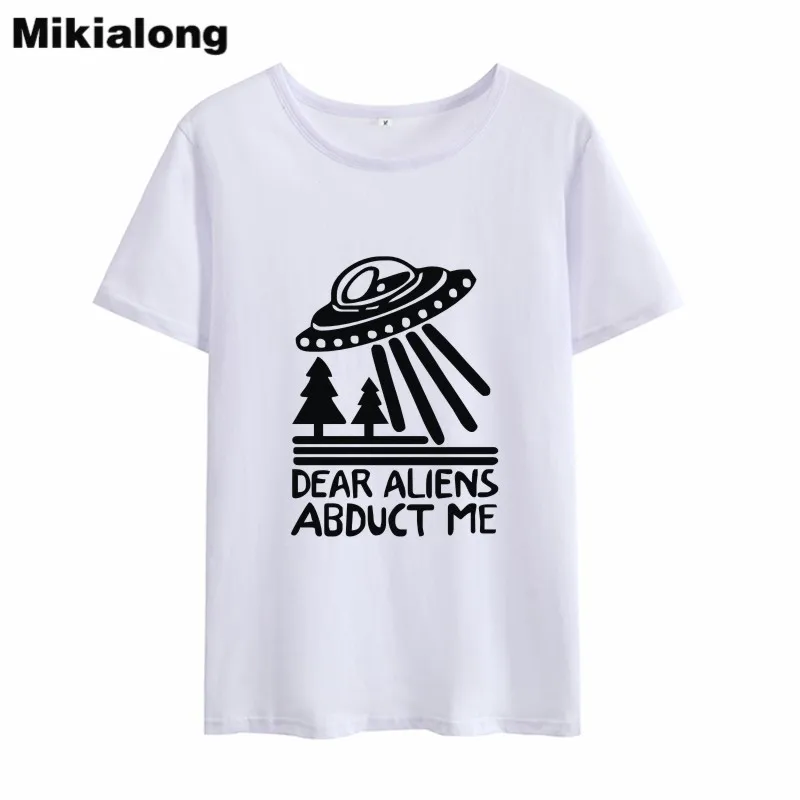 OLN UFO T Shirt Women 2018 Summer New Arrival Women Tshirts Funny Tumblr Ladies T-shirt Feminina Koean Style Blusas Mujer
OLN UFO T Shirt Women 2018 Summer New Arrival Women Tshirts Funny Tumblr Ladies T-shirt Feminina Koean Style Blusas Mujer