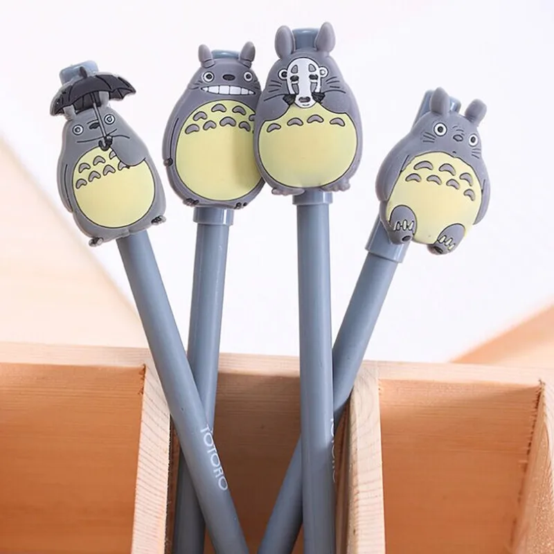 4PCS/Lot Kawaii Japan cartoon Cat Silicone Totoro Series 0.5mm Gel Pen/Escolar Papelaria School Office Supply Promotional Gift
4PCS/Lot Kawaii Japan cartoon Cat Silicone Totoro Series 0.5mm Gel Pen/Escolar Papelaria School Office Supply Promotional Gift