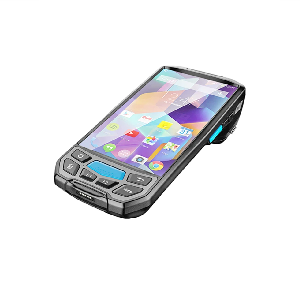 HS06 PDA Android со встроенным термопринтером ручной 2D QR-код экран 5 дюйма сканер