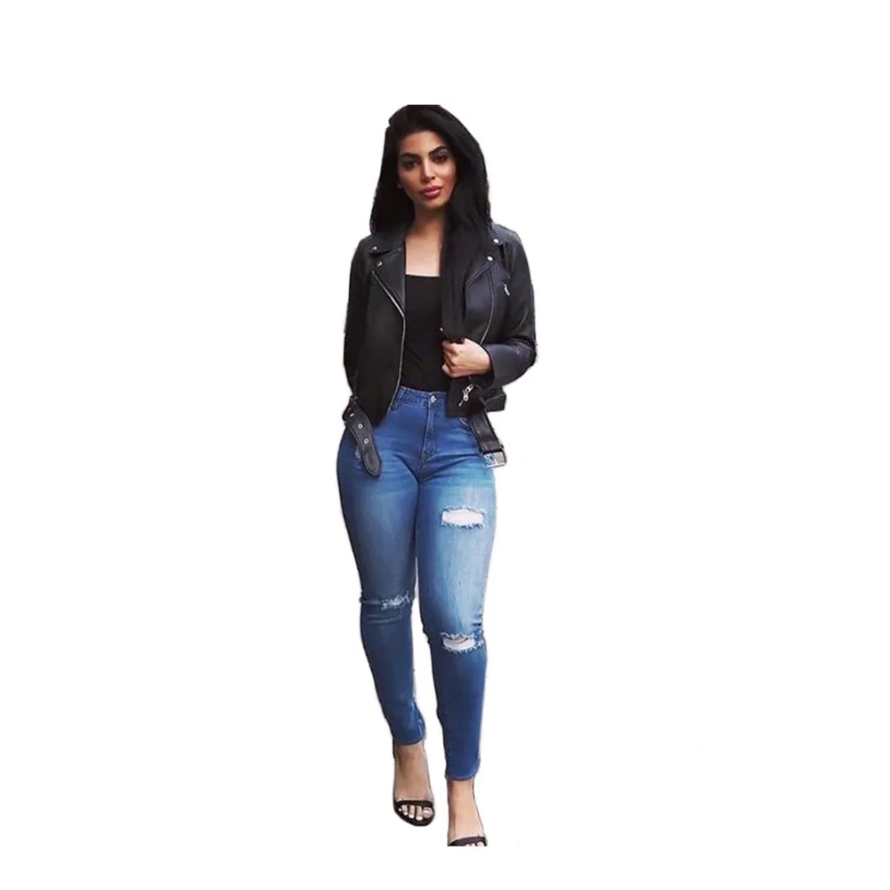New 2019 Plus Women High Waist Slim Washed Ripped Hole Denim Pants Sexy Regular Jeans
New 2019 Plus Women High Waist Slim Washed Ripped Hole Denim Pants Sexy Regular Jeans
