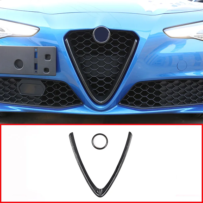 2pcs Carbon Fiber Style For Alfa Romeo Giulia 2017 2018 2019 ABS Plastic Front Grill Decoration Frame Car Accessories
2pcs Carbon Fiber Style For Alfa Romeo Giulia 2017 2018 2019 ABS Plastic Front Grill Decoration Frame Car Accessories