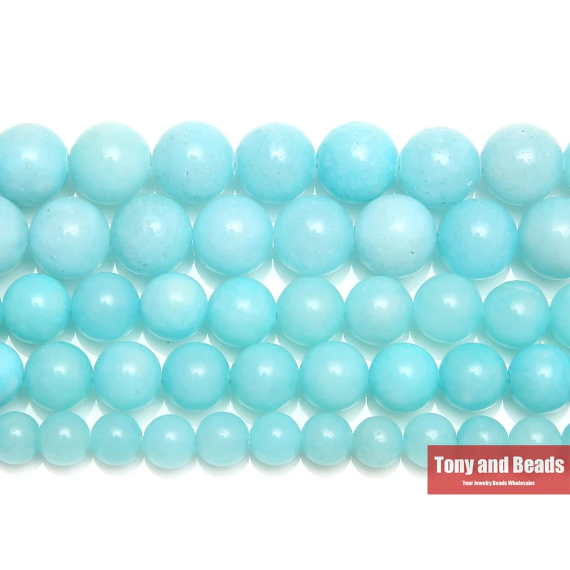 Free Shipping Natural Stone Aqua Amazonite Round Loose Beads 15" Strand 6 8 10 MM Pick Size For Jewelry Making No.SAB15
Free Shipping Natural Stone Aqua Amazonite Round Loose Beads 15" Strand 6 8 10 MM Pick Size For Jewelry Making No.SAB15