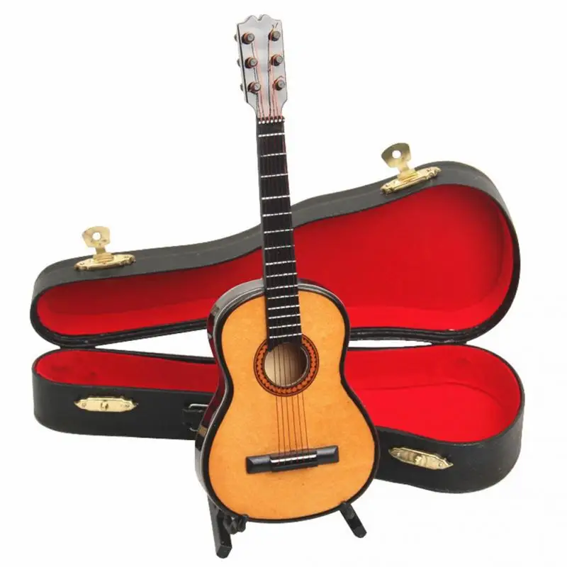 2018 New Arrival Decorative Ornaments Mini Guitar Mold With Support Miniature Wooden Musical Instruments
2018 New Arrival Decorative Ornaments Mini Guitar Mold With Support Miniature Wooden Musical Instruments