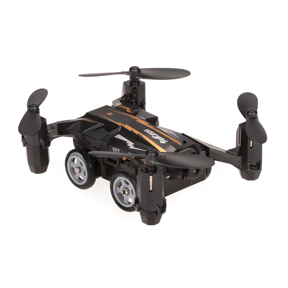 132 2.4G 4CH Air-Ground Flying RC Drone & Car Combo 2 in 1 Mini Drone RC Quadcopter Headless Mode One-key Return
132 2.4G 4CH Air-Ground Flying RC Drone & Car Combo 2 in 1 Mini Drone RC Quadcopter Headless Mode One-key Return