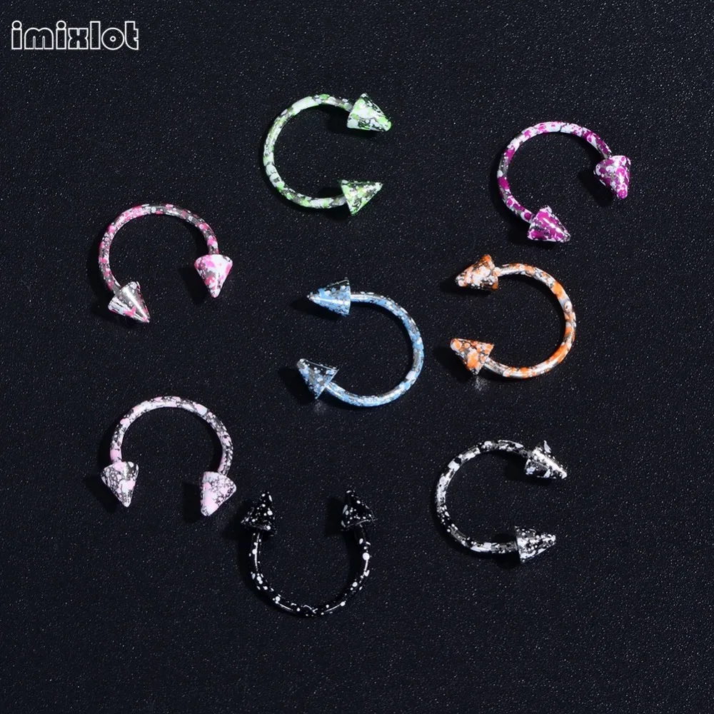 Fake Septum Mix Colors Stainless Steel Cone Circulars Horseshoes Barbell Ring Eyebrow Nose Rings Body Piercing Jewelry 8pcs
Fake Septum Mix Colors Stainless Steel Cone Circulars Horseshoes Barbell Ring Eyebrow Nose Rings Body Piercing Jewelry 8pcs