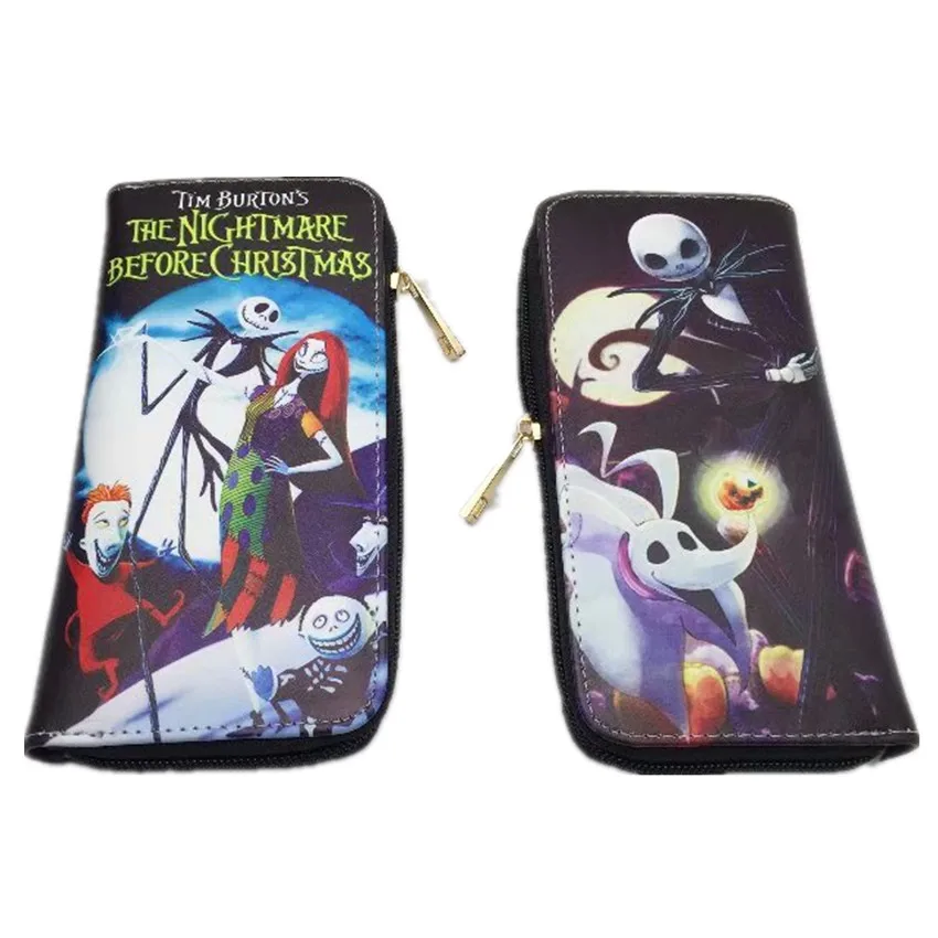 The Nightmare Before Christmas PU Long wallet purse Sally Jack Skellington Credit Card money bag Men women Handbag coin purse
The Nightmare Before Christmas PU Long wallet purse Sally Jack Skellington Credit Card money bag Men women Handbag coin purse