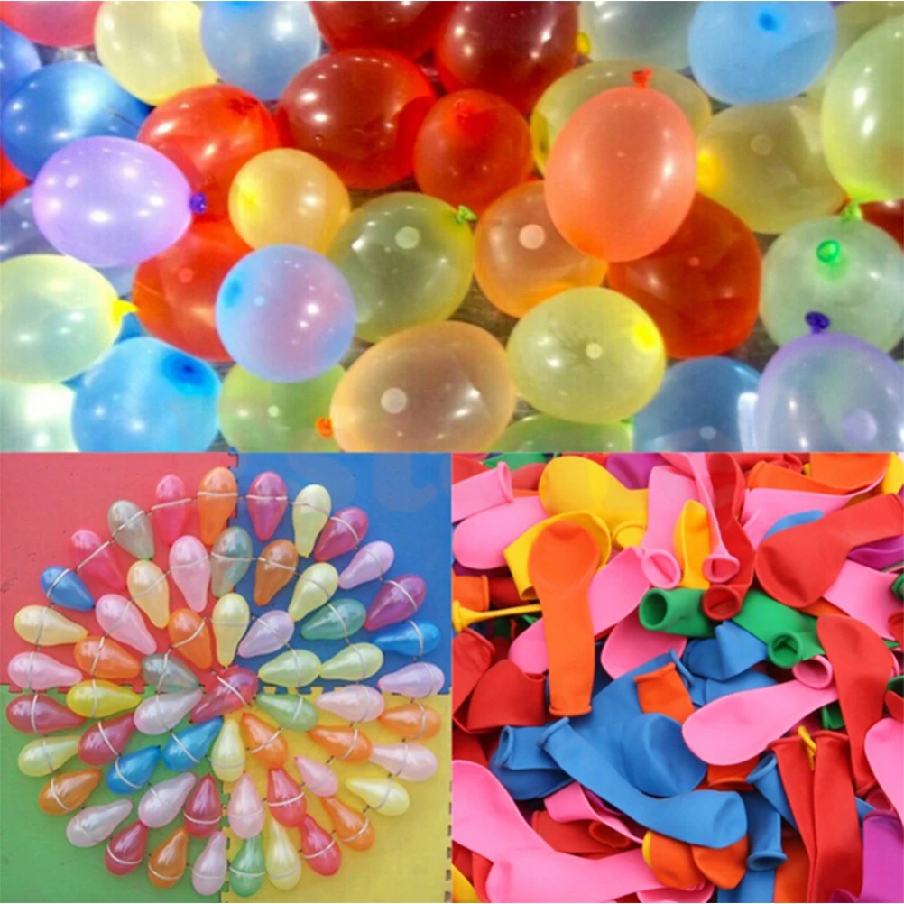 

500Pcs Water Bombs Colorful Water Balloons For Children Party Hot Summer Sands Beach Swimming Pool Small Balloon