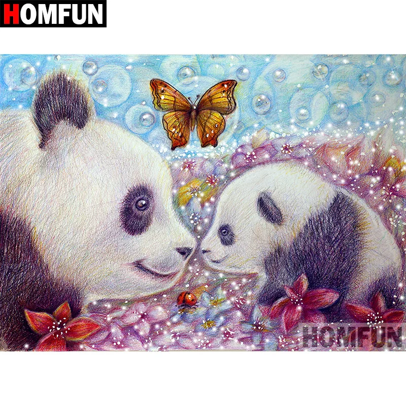 HOMFUN 5D DIY Diamond Painting Full Square/Round Drill "Panda butterfly" Embroidery Cross Stitch gift Home Decor Gift A09160
HOMFUN 5D DIY Diamond Painting Full Square/Round Drill "Panda butterfly" Embroidery Cross Stitch gift Home Decor Gift A09160