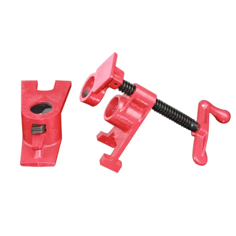 Cast Iron Wood Gluing Pipe Clamp Quick Release 1/2 3/4 Inch Clip Set Woodworking Tool
Cast Iron Wood Gluing Pipe Clamp Quick Release 1/2 3/4 Inch Clip Set Woodworking Tool