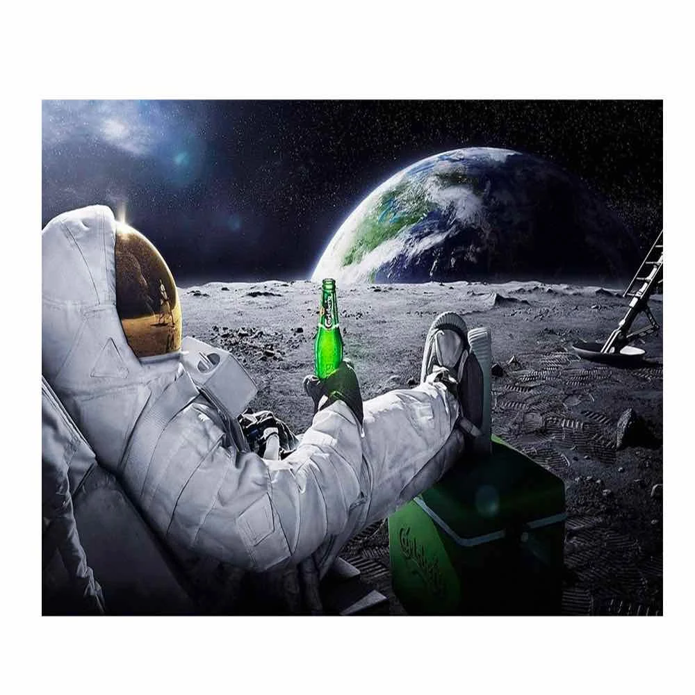 HAOCHU Moon Beer Astronaut Living Room Home Decor Painting Print Poster Simple Nordic Wall Picture Canvas Painting
HAOCHU Moon Beer Astronaut Living Room Home Decor Painting Print Poster Simple Nordic Wall Picture Canvas Painting