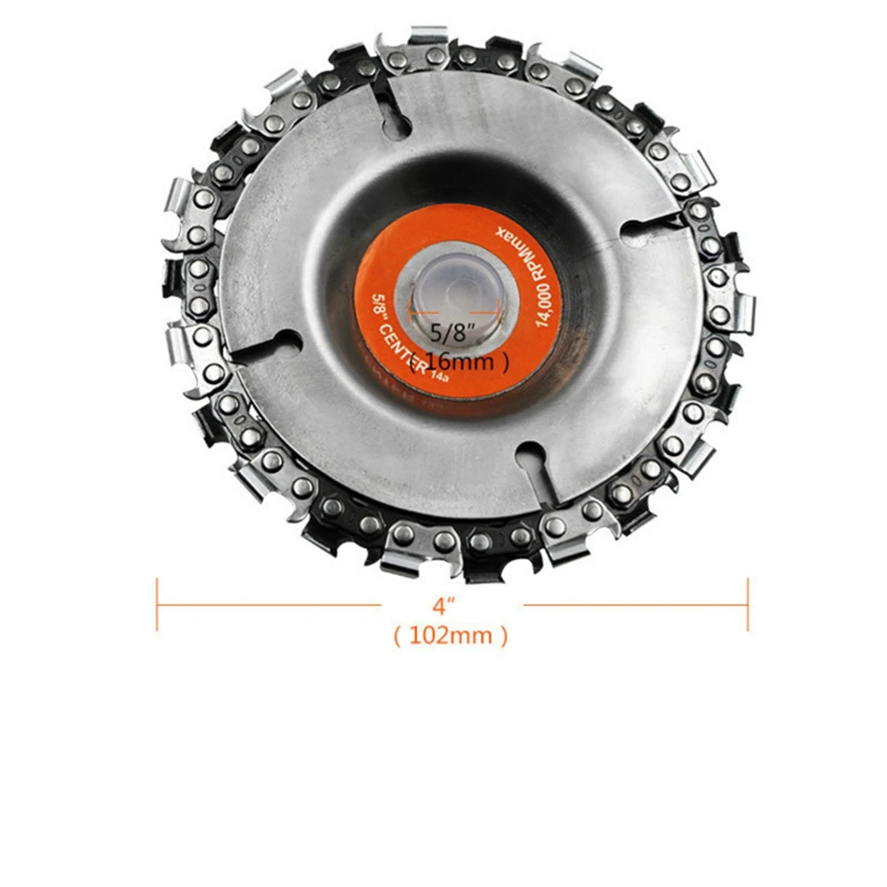 4" Chain Saw Blade Schleifscheibe 22 Saw Tooth Wood Grinder Disc, Grinding Wheel Carving for 100 mm or 115mm Angle Grinder
4" Chain Saw Blade Schleifscheibe 22 Saw Tooth Wood Grinder Disc, Grinding Wheel Carving for 100 mm or 115mm Angle Grinder