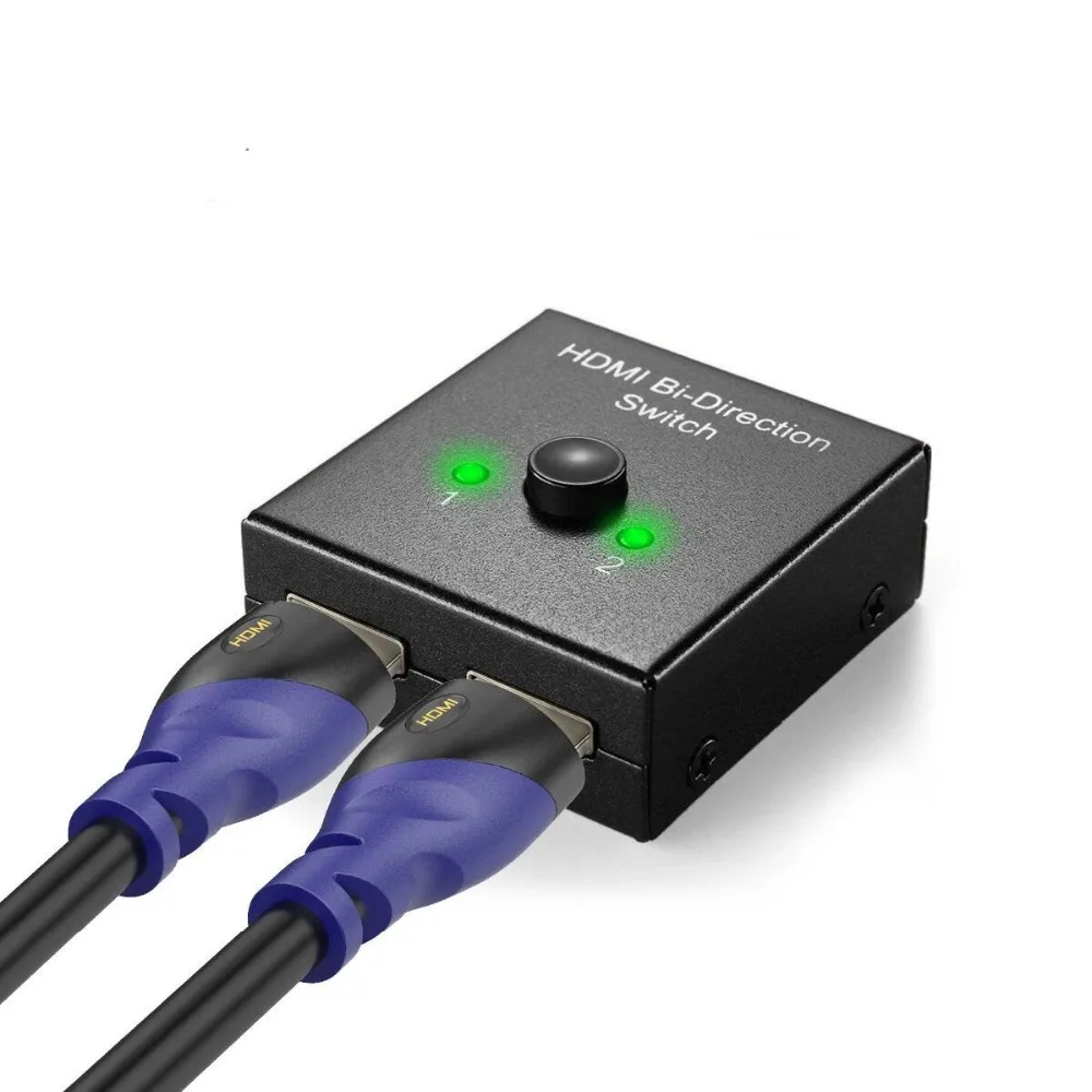 PUZHIJIE HDMI Switcher HDMI Bi-directional 1x2 2x1 AB Switch Splitter HDCP Supports UltraHD 4K 3D 1080P HDMI splitter
PUZHIJIE HDMI Switcher HDMI Bi-directional 1x2 2x1 AB Switch Splitter HDCP Supports UltraHD 4K 3D 1080P HDMI splitter