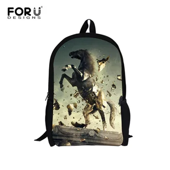 FORUDESIGNS Fahion Crazy Horse Printing School Bags Children Bagpack Zoo Animal School Bag For Teenagers Boys Mochila
FORUDESIGNS Fahion Crazy Horse Printing School Bags Children Bagpack Zoo Animal School Bag For Teenagers Boys Mochila