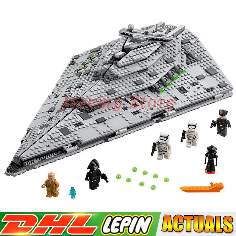 LP 05131 The First order Star Model Destroyer Set 1585PCS Genuine Star wars Series LegoINGlys 75190 Building Blocks Bricks
LP 05131 The First order Star Model Destroyer Set 1585PCS Genuine Star wars Series LegoINGlys 75190 Building Blocks Bricks