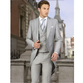 2017 new Gray men suits terno slim fit tailcoat groom mens suits tuxedos custom made groomsman dress suits (jacket+vest+pants)
2017 new Gray men suits terno slim fit tailcoat groom mens suits tuxedos custom made groomsman dress suits (jacket+vest+pants)