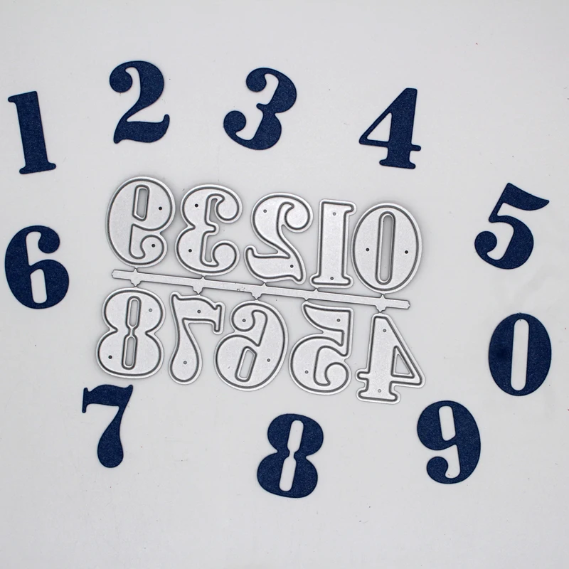 9.7*5.9cm Number 0 to 9 new Metal Cutting Dies for decor card DIY Scrapbooking Embossing stencil Paper Craft Album template Dies
9.7*5.9cm Number 0 to 9 new Metal Cutting Dies for decor card DIY Scrapbooking Embossing stencil Paper Craft Album template Dies