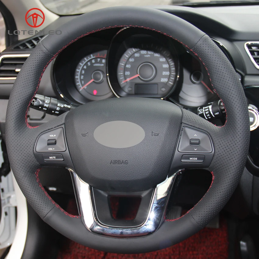 LQTENLEO Black Artificial Leather DIY Hand-stitched Car Steering Wheel Cover For Kia K2 2010-2016 Kia Rio 2011-2016
LQTENLEO Black Artificial Leather DIY Hand-stitched Car Steering Wheel Cover For Kia K2 2010-2016 Kia Rio 2011-2016